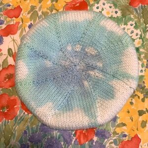LAST CHANCE 🎁 Tiedye Knit Beret/Beanie Hat AS IS